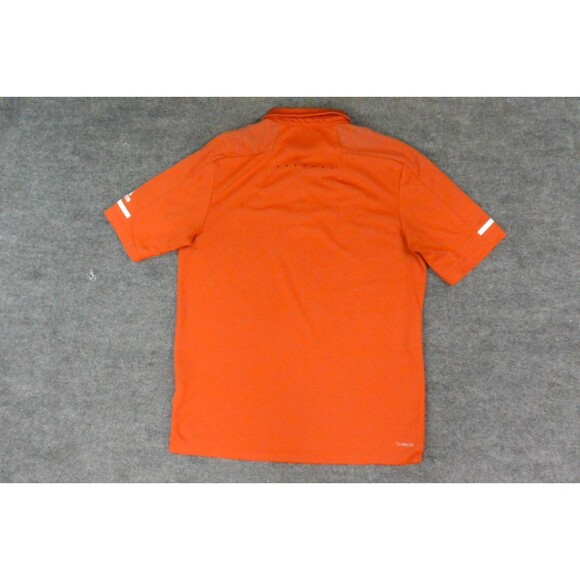Adidas Polo Shirt Mens Med Orange Mercer Bears NCAA Short Sleeve‎ - Picture 3 of 10